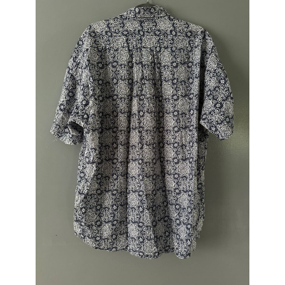 Vintage Tommy Hilfiger Men’s M Linen Blend Shirt Short Sleeve Casual Classic - Picture 3 of 5